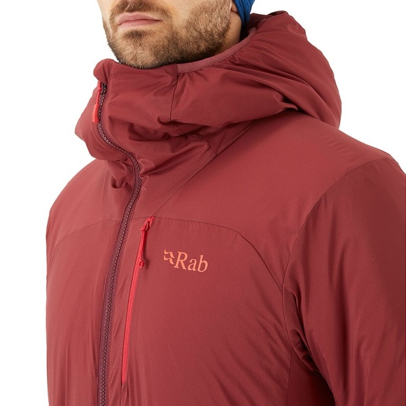 Rab Xenair Alpine Jacket, Size Small, Oxblood Red - Picture 3 of 6